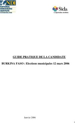 GUIDE PRATIQUE DE LA CANDIDATE - BURKINA FASO : Elections municipales 12 mars 2006 - Janvier 2006