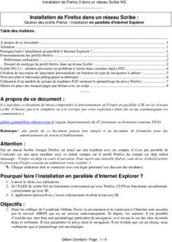 Installation de Firefox dans un réseau Scribe