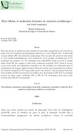 Post-édition et traduction humaine en contexte académique : ORBi