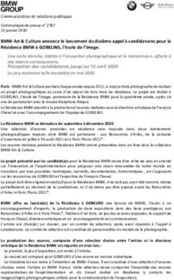 BMW Art & Culture annonce le lancement du dixième appel à candidatures pour la Résidence BMW à GOBELINS, l'école de l'image - Une carte blanche ...