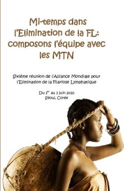 Mi-temps dans l'Elimination de la FL: composons l'équipe avec les MTN - Sixième réunion de l'Alliance Mondiale pour l'Elimination de la Filariose ...