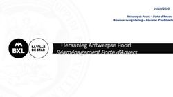 Heraanleg Antwerpse Poort R&eacute;am&eacute;nagement Porte d'Anvers - 14/10/2020 Antwerpse Poort - Porte d'Anvers Bewonersvergadering - R&eacute;union d'habitants