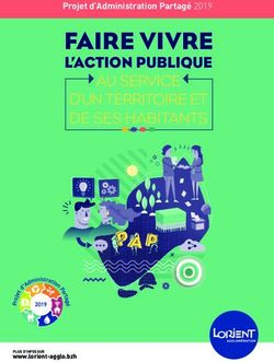 FAIRE VIVRE L'ACTION PUBLIQUE - AU SERVICE D'UN TERRITOIRE ET DE SES HABITANTS - Lorient Agglomération