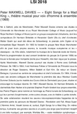 LSI 2018 Peter MAXWELL DAVIES - " Eight Songs for a Mad King ", théâtre musical pour voix d'homme & ensemble (1969) - Les Sons Intensifs