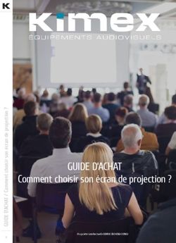 GUIDE D'ACHAT Comment choisir son écran de projection ? - Kimex