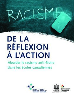 DE LA R&Eacute;FLEXION &Agrave; L'ACTION - Aborder le racisme anti-Noirs dans les &eacute;coles canadiennes