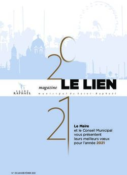 Magazine Le Maire et le Conseil Municipal vous présentent leurs meilleurs voeux pour l'année 2021 - Ville de Saint-Raphaël