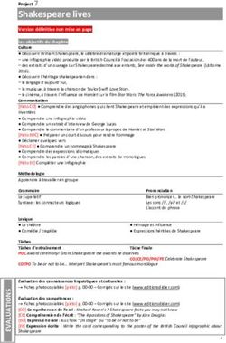 Shakespeare lives Project 7 - Editions Didier