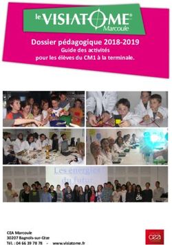 Dossier pédagogique 2018-2019 - Guide des activités pour les élèves du CM1 à la terminale - Le Visiatome