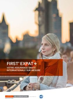 FIRST' EXPAT VOTRE ASSURANCE SANTÉ INTERNATIONALE SUR-MESURE - MSH INTERNATIONAL