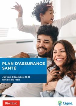PLAN D'ASSURANCE SANTÉ - Janvier-Décembre 2021 Détails du Plan - Rio Tinto International ...