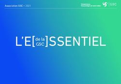 L'E SSENTIEL de la GSC - Association GSC 2021
