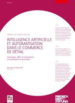 INTELLIGENCE ARTIFICIELLE ET AUTOMATISATION DANS LE COMMERCE DE D&Eacute;TAIL