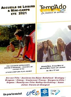 Accueils de Loisirs & Mini-camps ete 2021 - Portail Animation ...