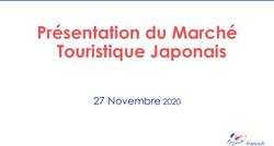 Pr&eacute;sentation du March&eacute; Touristique Japonais - 27 Novembre 2020 - Val d'Oise Tourisme