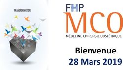 Bienvenue 28 Mars 2019 - Fhp-MCO