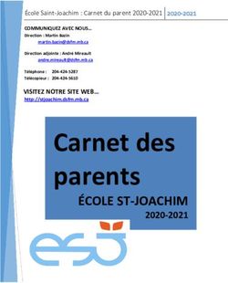 Carnet des parents - DSFM