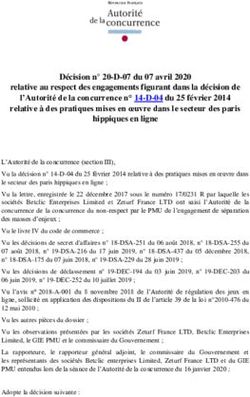 Relative au respect des engagements figurant dans la décision de l'Autorité de la concurrence n 14-D-04 du 25 février 2014 relative à des ...