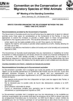 Convention on the Conservation of Migratory Species of Wild Animals - CMS