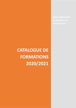 CATALOGUE DE FORMATIONS 2020/2021 - IFOR FORMATION Accélérateur de compétences - IFEC