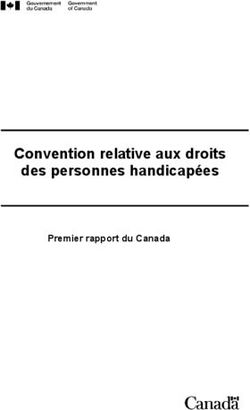 Convention relative aux droits des personnes handicapées - Premier rapport du Canada