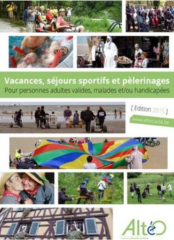 Vacances, séjours sportifs et pèlerinages - Pour personnes adultes valides, malades et/ou handicapées