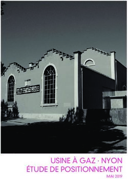USINE À GAZ NYON ÉTUDE DE POSITIONNEMENT - Ville de Nyon