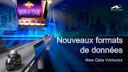 Nouveaux formats de donn&eacute;es - New Data Ventures - Veremes
