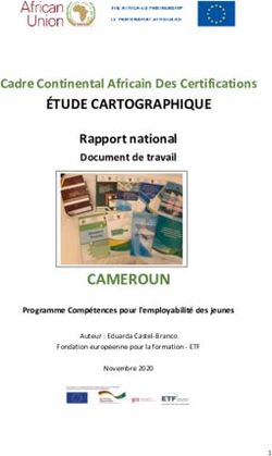 CAMEROUN - &Eacute;TUDE CARTOGRAPHIQUE Cadre Continental Africain Des Certifications Rapport national