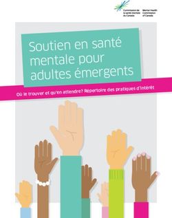 Soutien en santé mentale pour adultes émergents - Où le trouver et qu'en attendre? Répertoire des pratiques d'intérêt