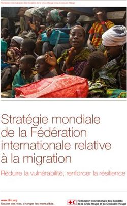Strat&eacute;gie mondiale de la F&eacute;d&eacute;ration internationale relative &agrave; la migration - R&eacute;duire la vuln&eacute;rabilit&eacute;, renforcer la r&eacute;silience