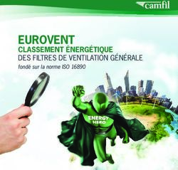 EUROVENT CLASSEMENT ÉNERGÉTIQUE DES FILTRES DE VENTILATION GÉNÉRALE - fondé sur la norme ISO 16890 - Camfil
