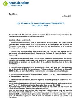 LES TRAVAUX DE LA COMMISSION PERMANENTE DU LUNDI 7 JUIN