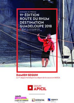 11E ÉDITION ROUTE DU RHUM DESTINATION GUADELOUPE 2018 - DÉPART LE 4 NOVEMBRE 2018 DE ST-MALO À POINTE -À-PITRE