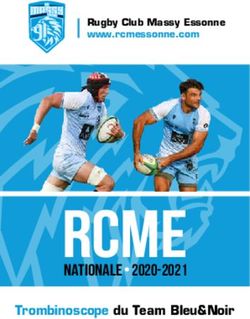 RCME nationale 2020-2021 - Trombinoscope du Team Bleu&Noir - Rugby Club Massy Essonne