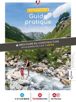 Guide pratique BROCHURE EN CONSTRUCTION - Practical guide - Les Menuires