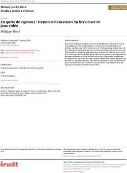 En quête de capitaux : formes et hésitations du livre d'art de jeux vidéo - Érudit