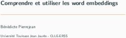 Comprendre et utiliser les word embeddings - CLLE-ERSS