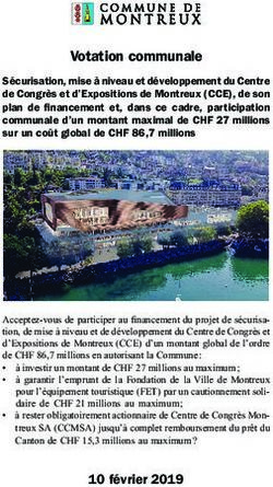 Votation communale - Commune de Montreux