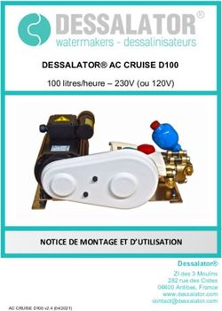 DESSALATOR AC CRUISE D100 - NOTICE DE MONTAGE ET D'UTILISATION - 100 litres/heure - 230V (ou 120V)