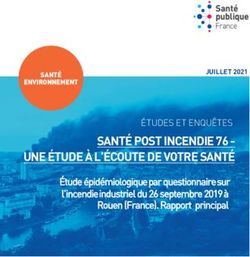 SANTÉ POST INCENDIE 76 - UNE ÉTUDE À L'ÉCOUTE DE VOTRE SANTÉ - ÉTUDES ET ENQUÊTES - Une étude à l'écoute de votre ...