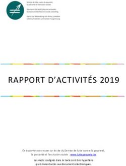 RAPPORT D'ACTIVIT&Eacute;S 2019 - Lutte contre la pauvret&eacute;