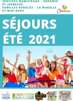 S&Eacute;JOURS &Eacute;T&Eacute; 2021 - SERVICES MUNICIPAUX - ENFANCE ET JEUNESSE, FAMILLES RURALES - LA MARELLE ET MUR'ADOS - Chanverrie