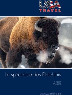 Le sp&eacute;cialiste des Etats-Unis - www.usatravel.be Avril 2017 Mars 2018 - USA Travel