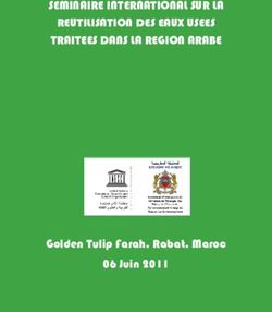 SEMINAIRE INTERNATIONAL SUR LA REUTILISATION DES EAUX USEES TRAITEES DANS LA REGION ARABE - Golden Tulip Farah, Rabat, Maroc 06 Juin 2011
