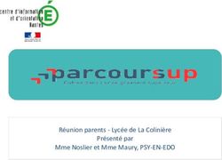 R&eacute;union parents - Lyc&eacute;e de La Colini&egrave;re Pr&eacute;sent&eacute; par Mme Noslier et Mme Maury, PSY-EN-EDO - Lyc&eacute;e La Coliniere