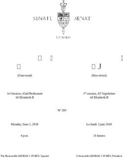 JOURNALS OF - Senate of Canada
