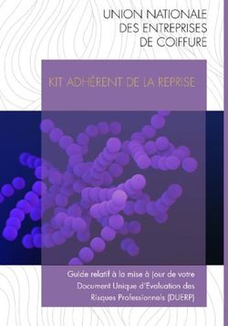 Union nationale des entreprises de coiffure 2020 - Page 0 sur 7 - Unec