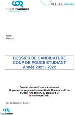 DOSSIER DE CANDIDATURE COUP DE POUCE ETUDIANT - Ann&eacute;e 2021 / 2022 Dossier de candidature &agrave; retourner (7 premi&egrave;res pages uniquement) &agrave; la Communaut&eacute; de