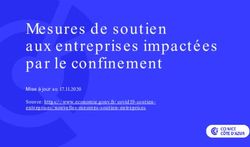 Mesures de soutien aux entreprises impact&eacute;es par le confinement - Mise &agrave; jour au 17.11.2020 - CCI Nice C&ocirc;te d'Azur